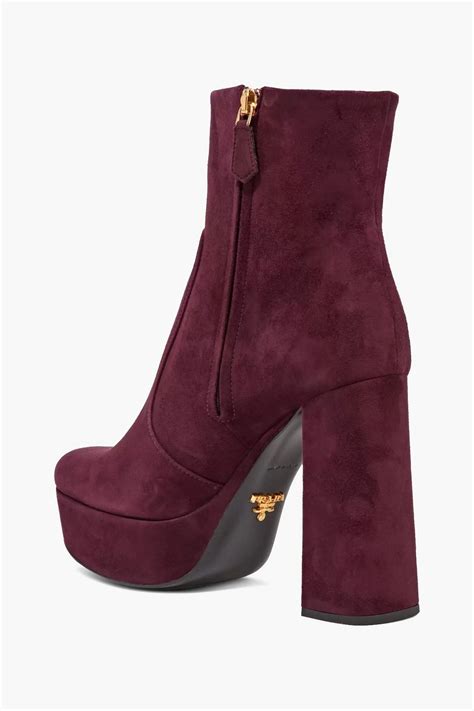 how much are prada boots|prada suede platform boots.